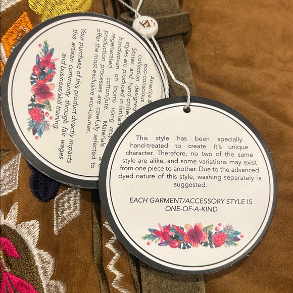 Boho Perfection Embroidered Bag,NWT-Boutique - Picture 9 of 10